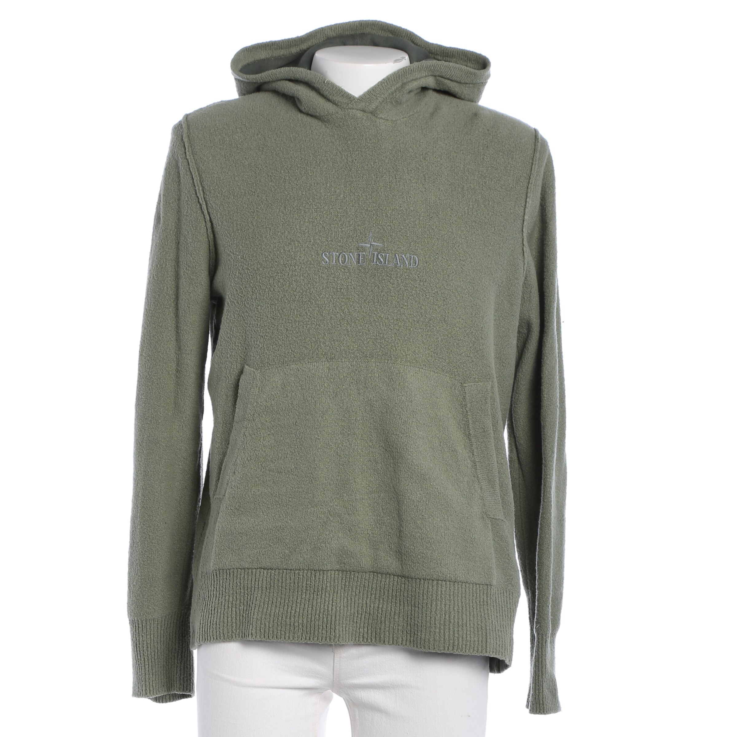 Stone Island Sweatshirt & Zip-Up Hoodie in M in Green: front