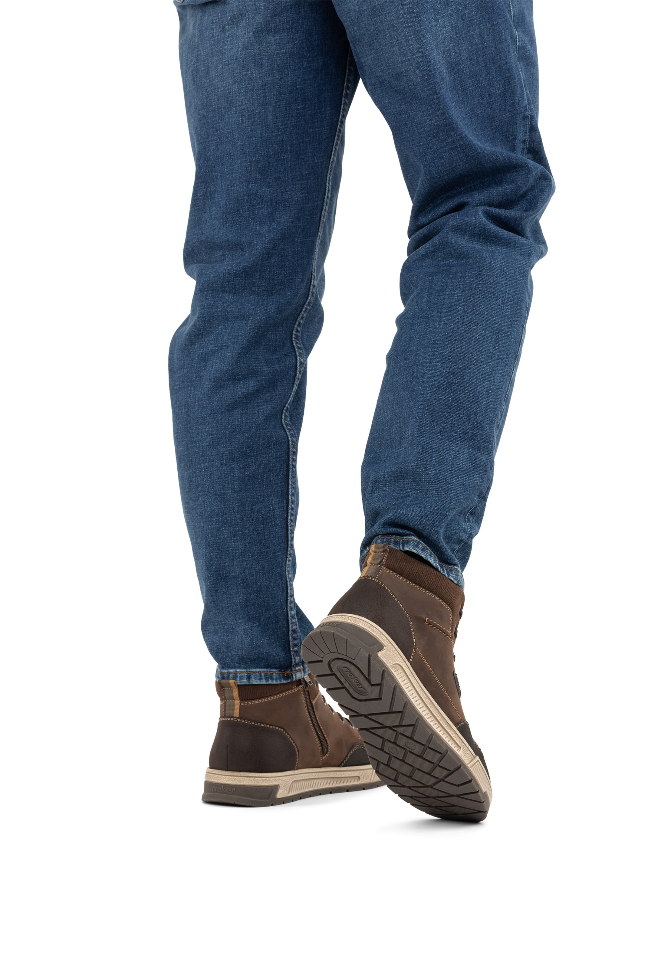 Baskets hautes ' 36042 ' Rieker en marron