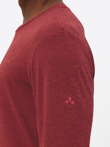 VAUDE Functioneel shirt 'Essential' in Rood