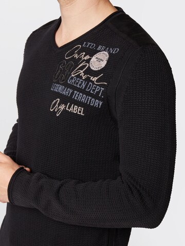 CAMP DAVID Sweater in Black