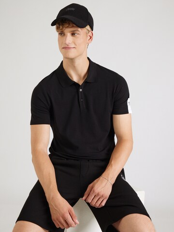 Karl Lagerfeld Poloshirt in Schwarz: Vorderseite