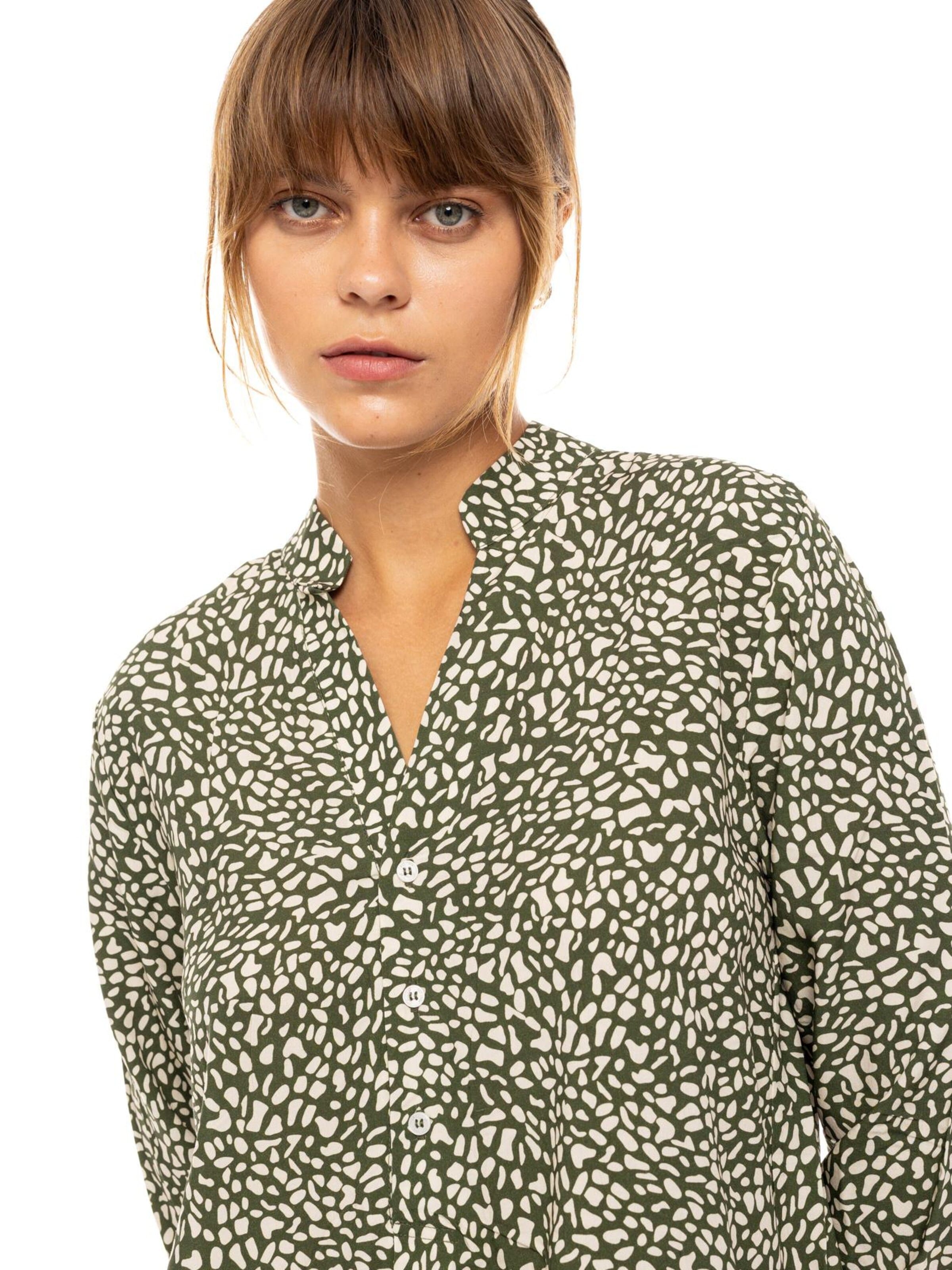 Robe 'BEACHWEAR DITSY GREEN' Pink Label en vert