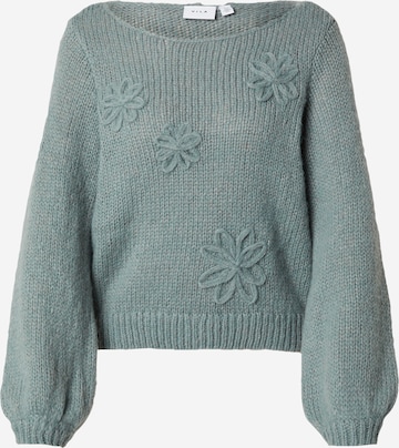 VILA Sweater 'VIChoca' in Green: front