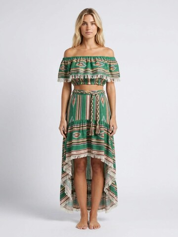Miss June Blouse 'Caracas' in Groen