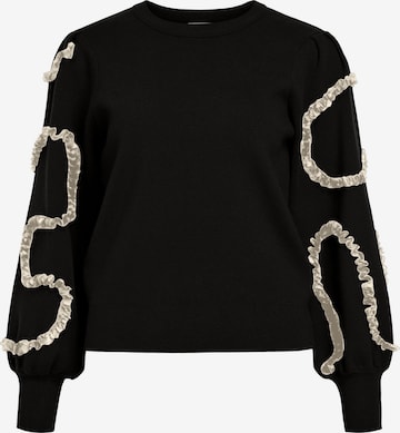 OBJECT Sweater in Black: front