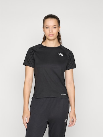 THE NORTH FACE Функциональная футболка 'SUNRISER' в Черный: спереди