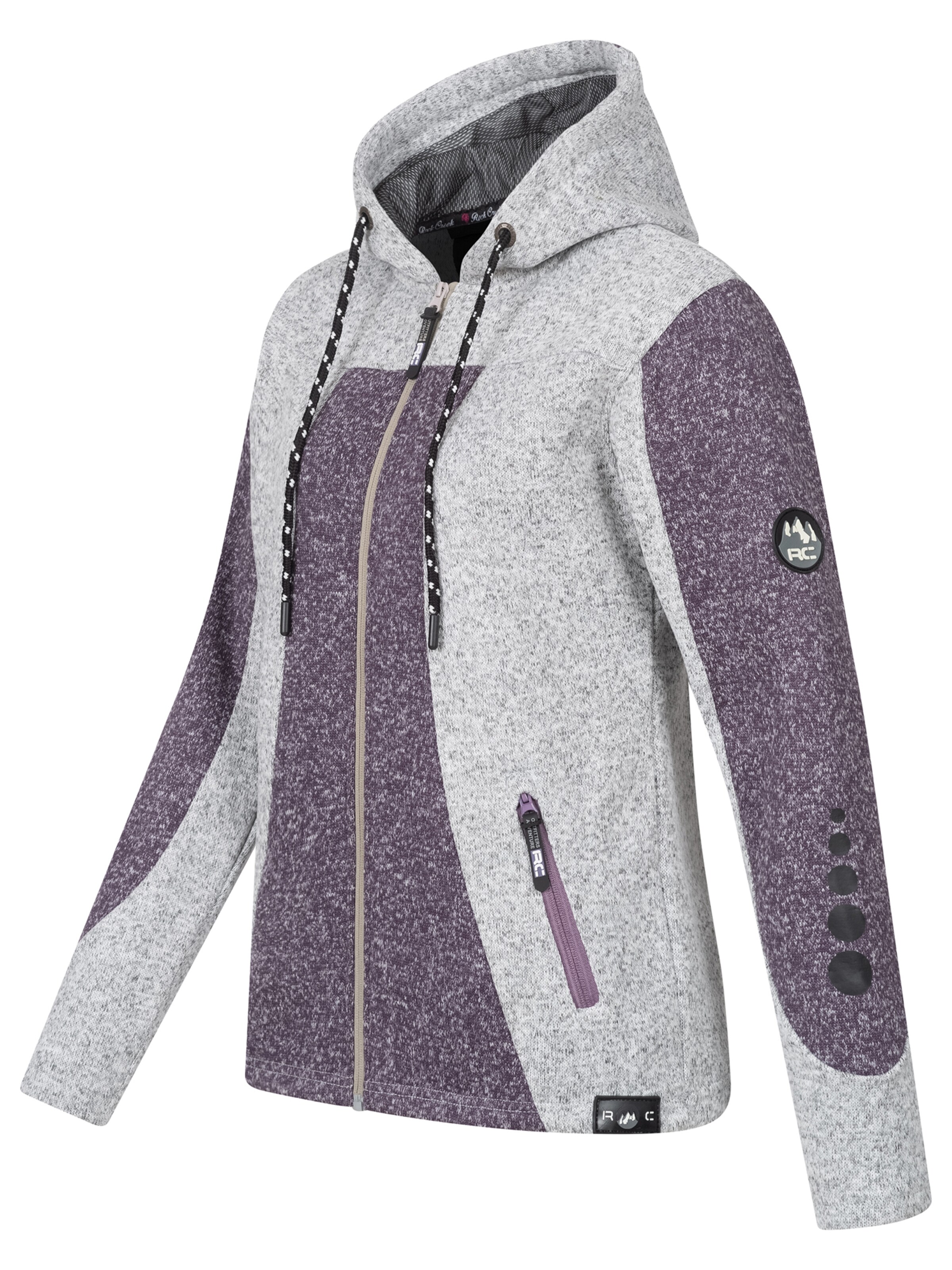 Rock Creek Fleecejacke in Lila