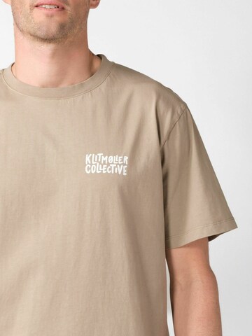 Klitmøller Regular fit Button Up Shirt ' Adi ' in Beige