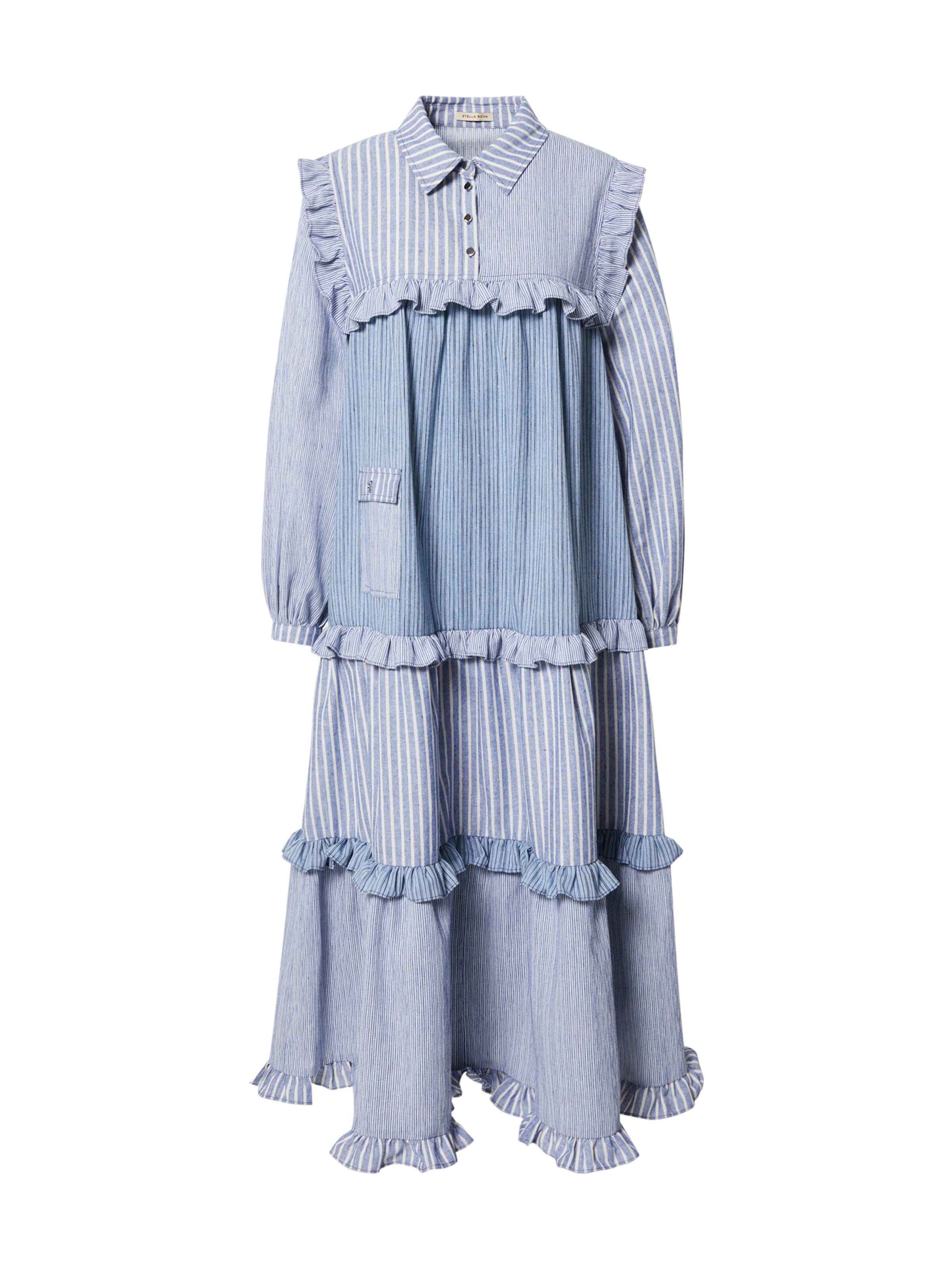 Stella Nova Kleid in Blau: Vorderseite