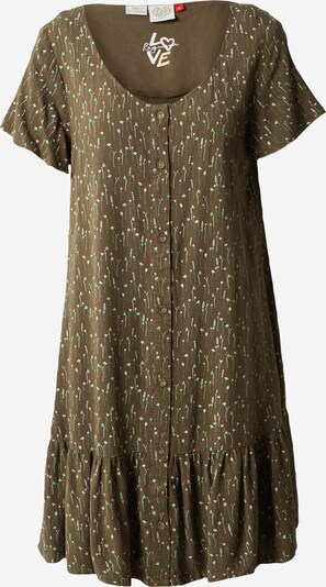 Ragwear Summer Dress 'Fialina' in Beige / Green / Olive / Pink, Item view