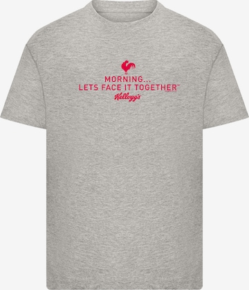 F4NT4STIC Shirt in Grijs: voorkant