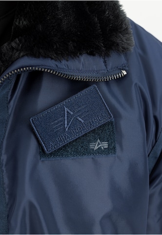 ALPHA INDUSTRIES Regularny krój Kurtka przejściowa 'B15-3' w kolorze niebieski