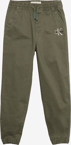 Pantalon 'ESSENTIAL' Calvin Klein Jeans en vert : devant