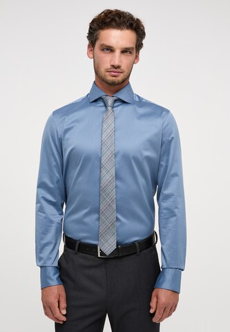 ETERNA Slim fit Business shirt in Blue: front