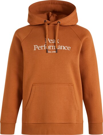 PEAK PERFORMANCE Sweatshirt in Bronze