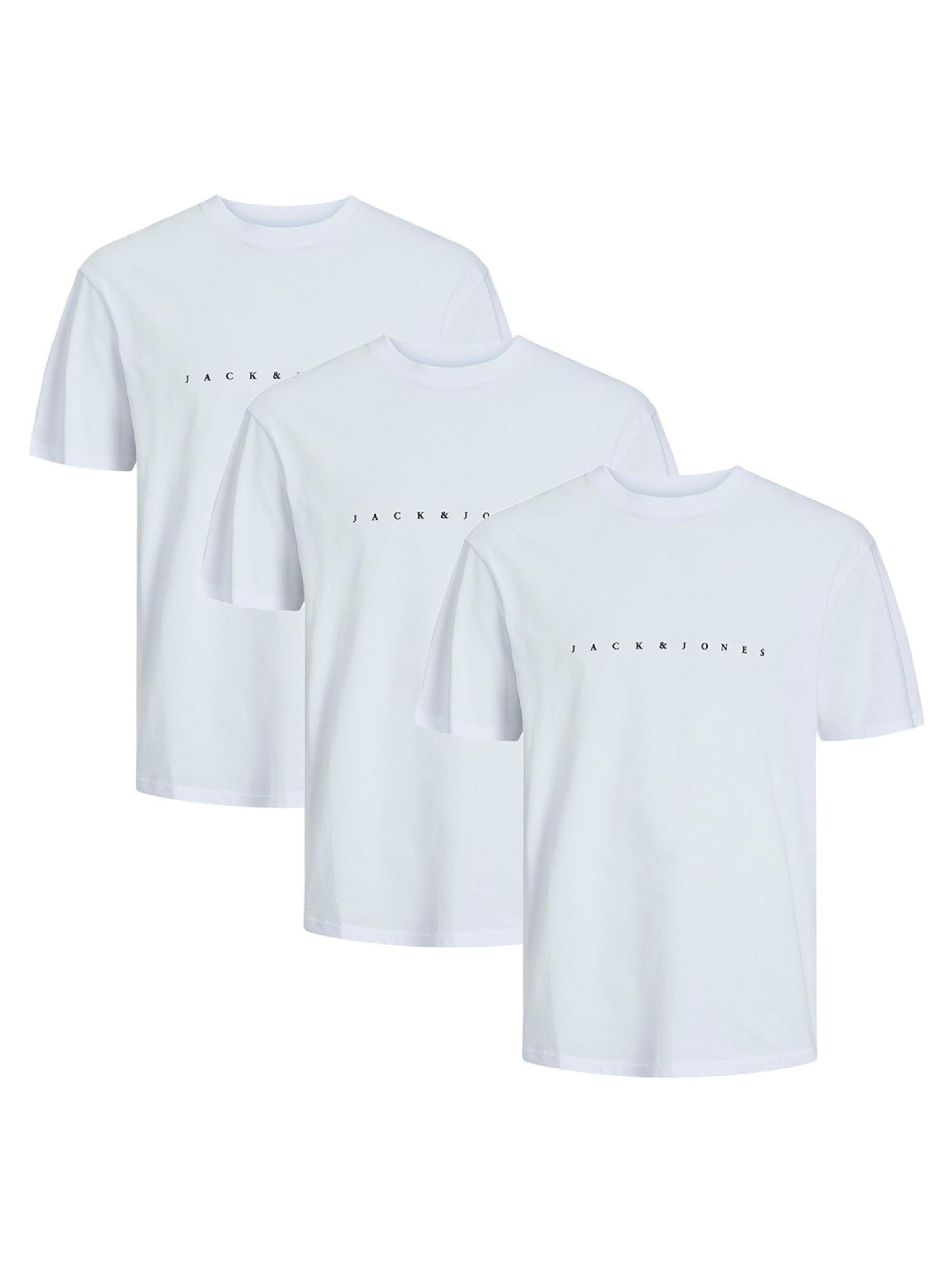 JACK & JONES Shirt 'Star JJ' in White: front