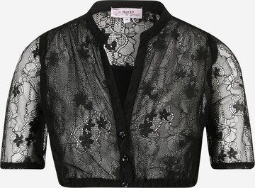 MARJO Traditional blouse 'Gitta-Linda' in Black: front