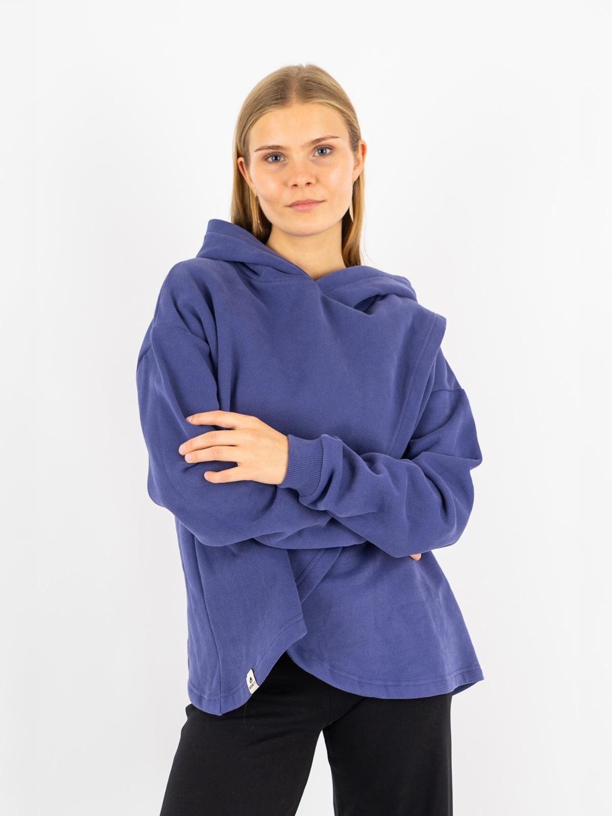 NOORLYS Sweatshirt 'VINGER' in Purple