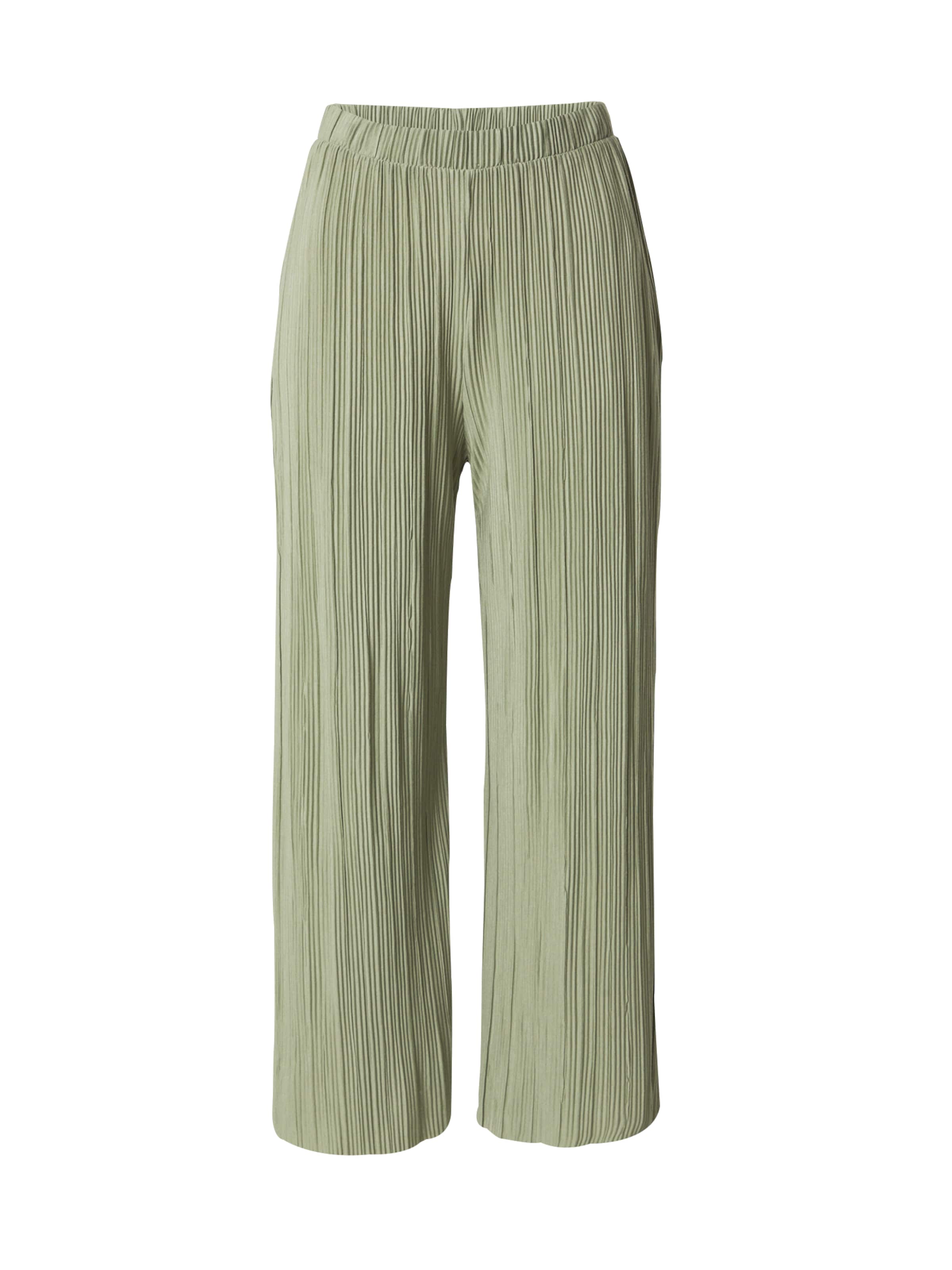 VILA Wide leg Pants 'VIPLISA' in Green: front