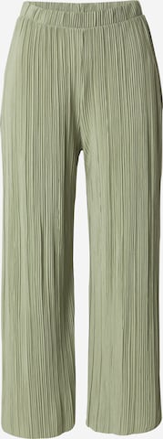 Wide Leg Pantalon 'PLISA' VILA en vert : devant