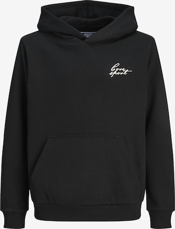 Jack & Jones Junior Sweatshirt 'Dust Script' in Schwarz: Vorderseite