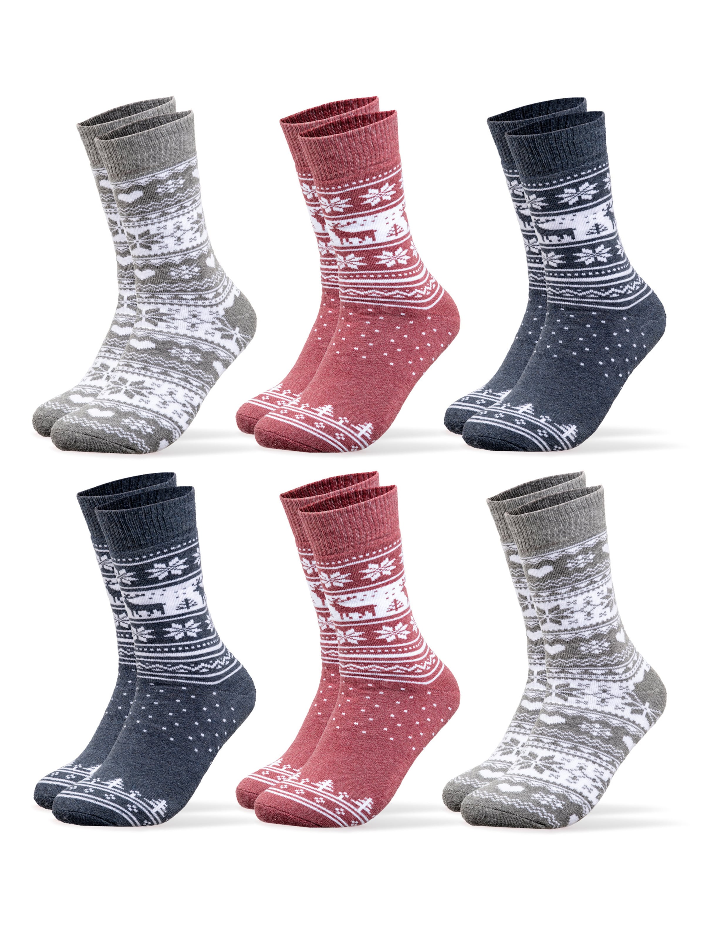 Occulto Socks 'Smilla' in Blue: front