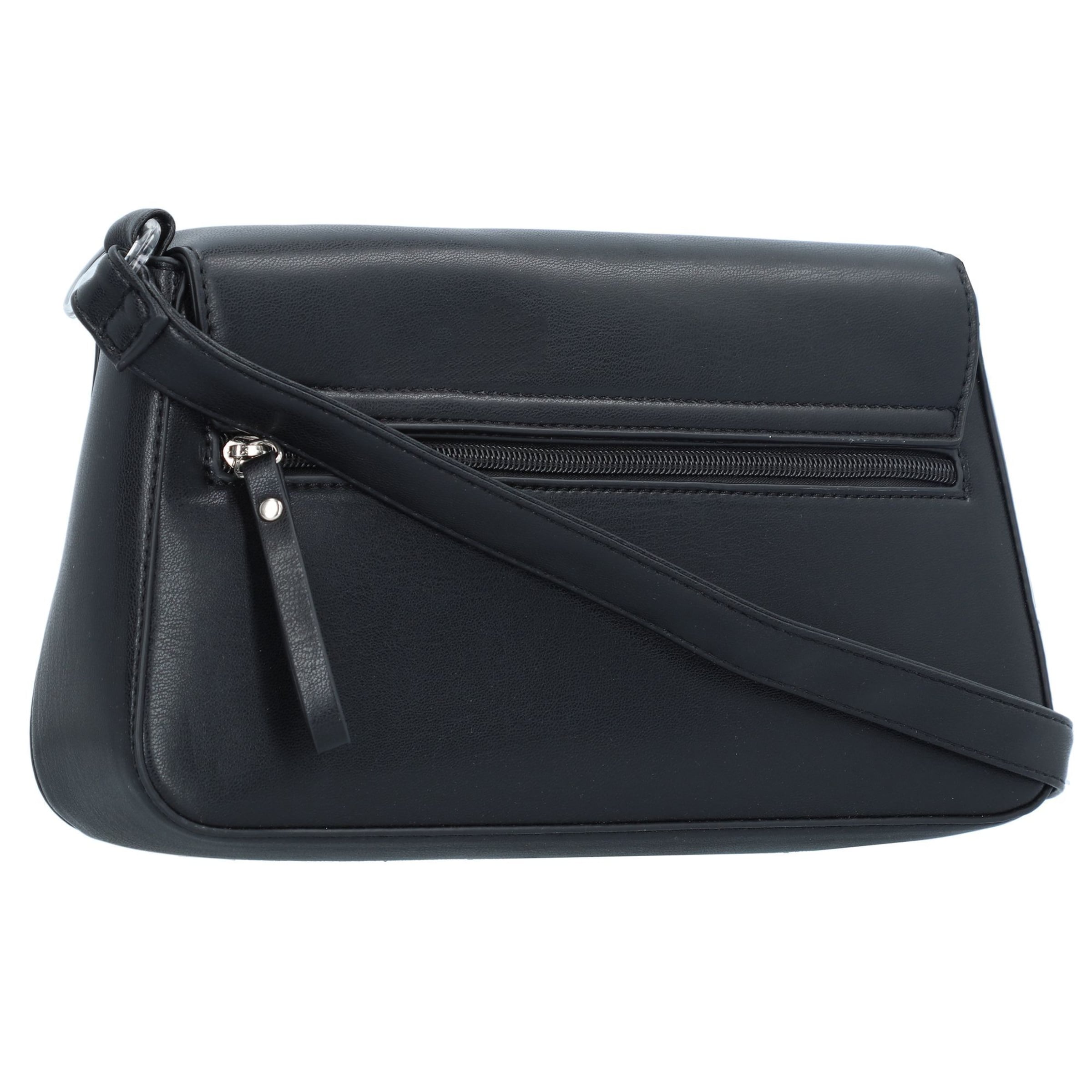 TOM TAILOR DENIM Schoudertas 'Anne' in Zwart