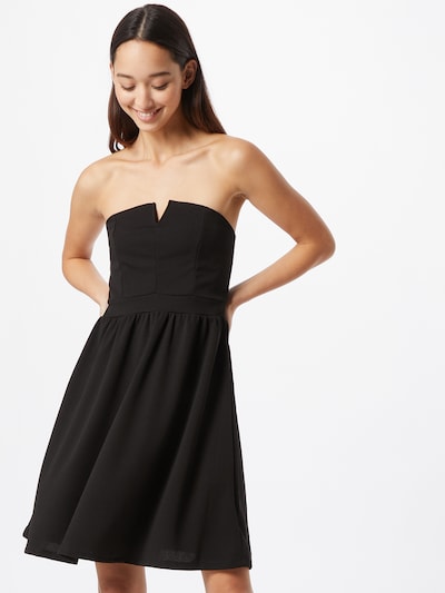 Rochie de cocktail 'Aurea' ABOUT YOU pe negru, Vizualizare model