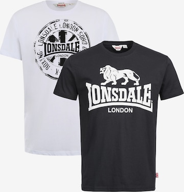 LONSDALE T-Shirt 'Dildawn' in Schwarz: predná strana