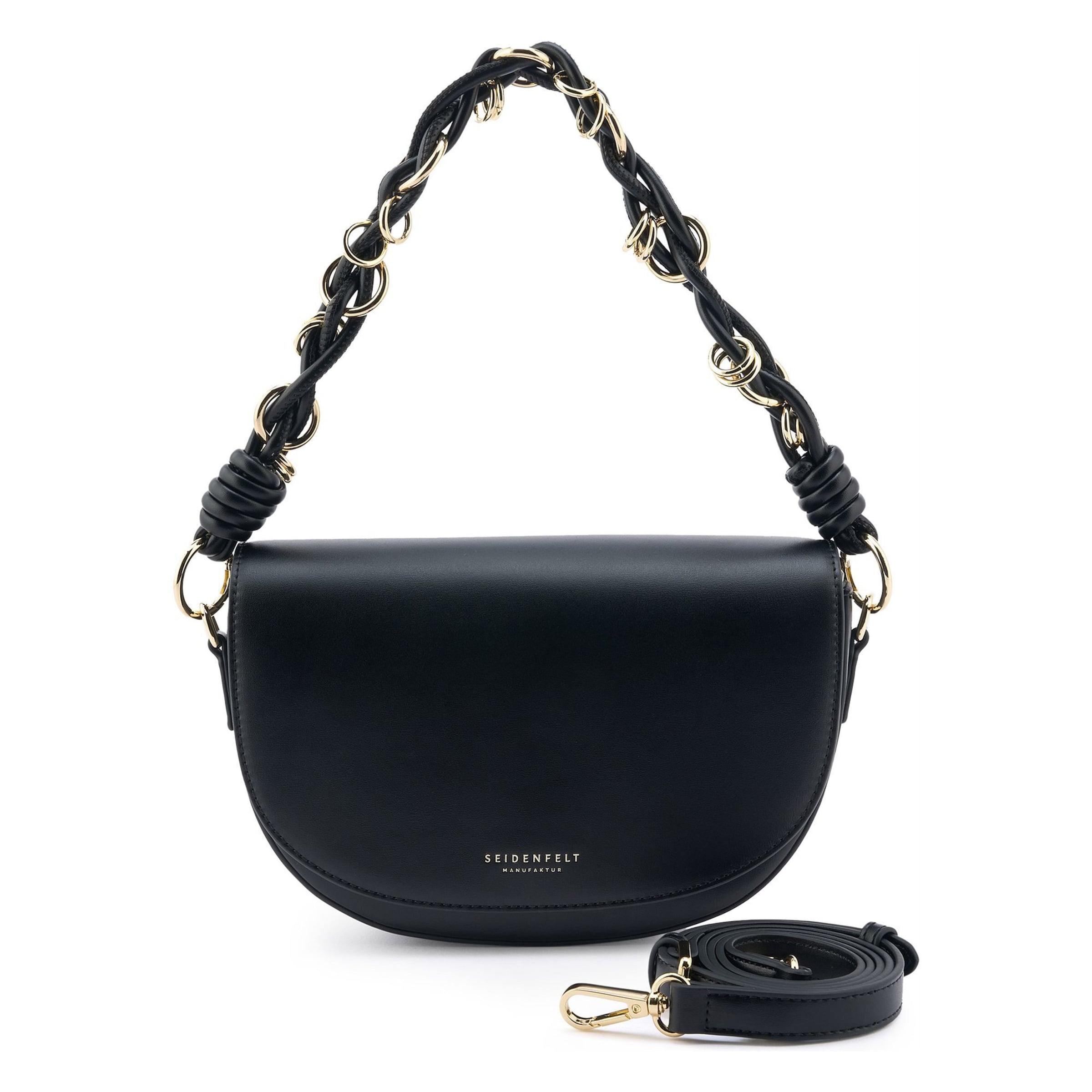 Borsa a spalla di Seidenfelt in nero: frontale