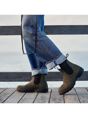 Blundstone Chelsea boots '2442' in Groen: voorkant