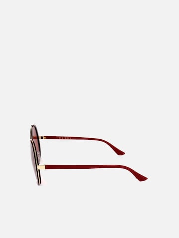 Marni Zonnebril in Rood