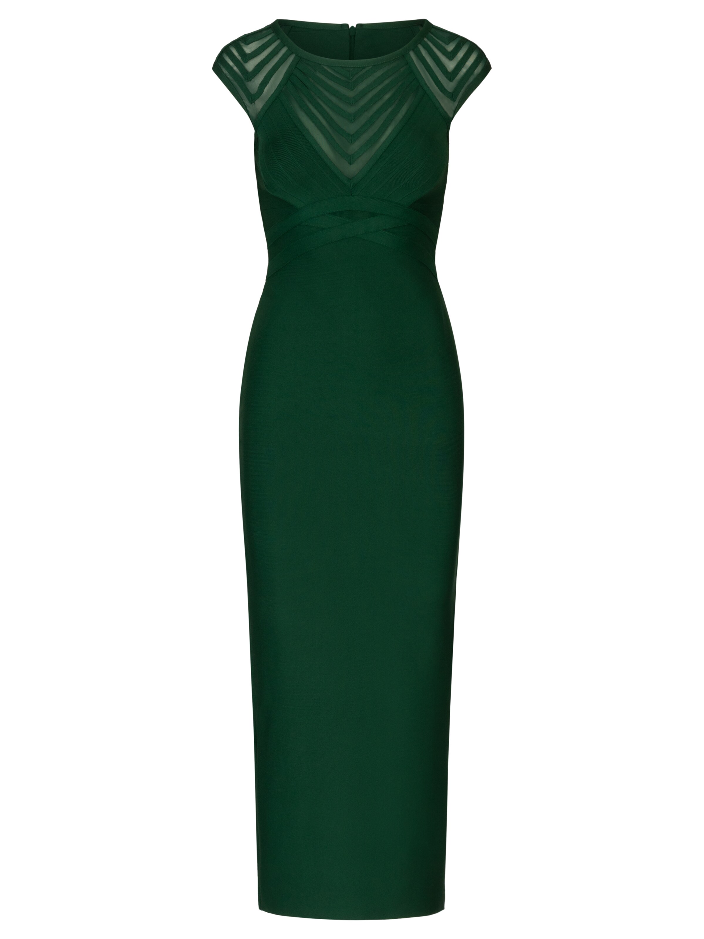 Kraimod Õhtukleit, värv roheline: eest vaates