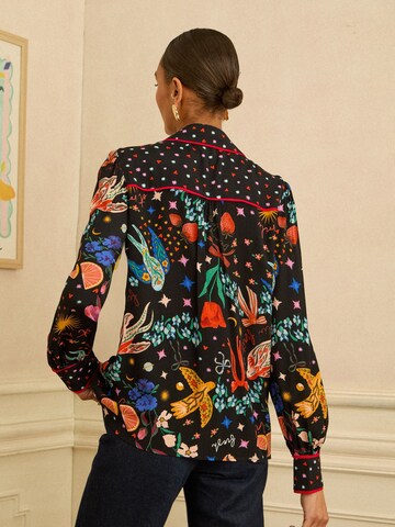 love & roses Bluse in Schwarz