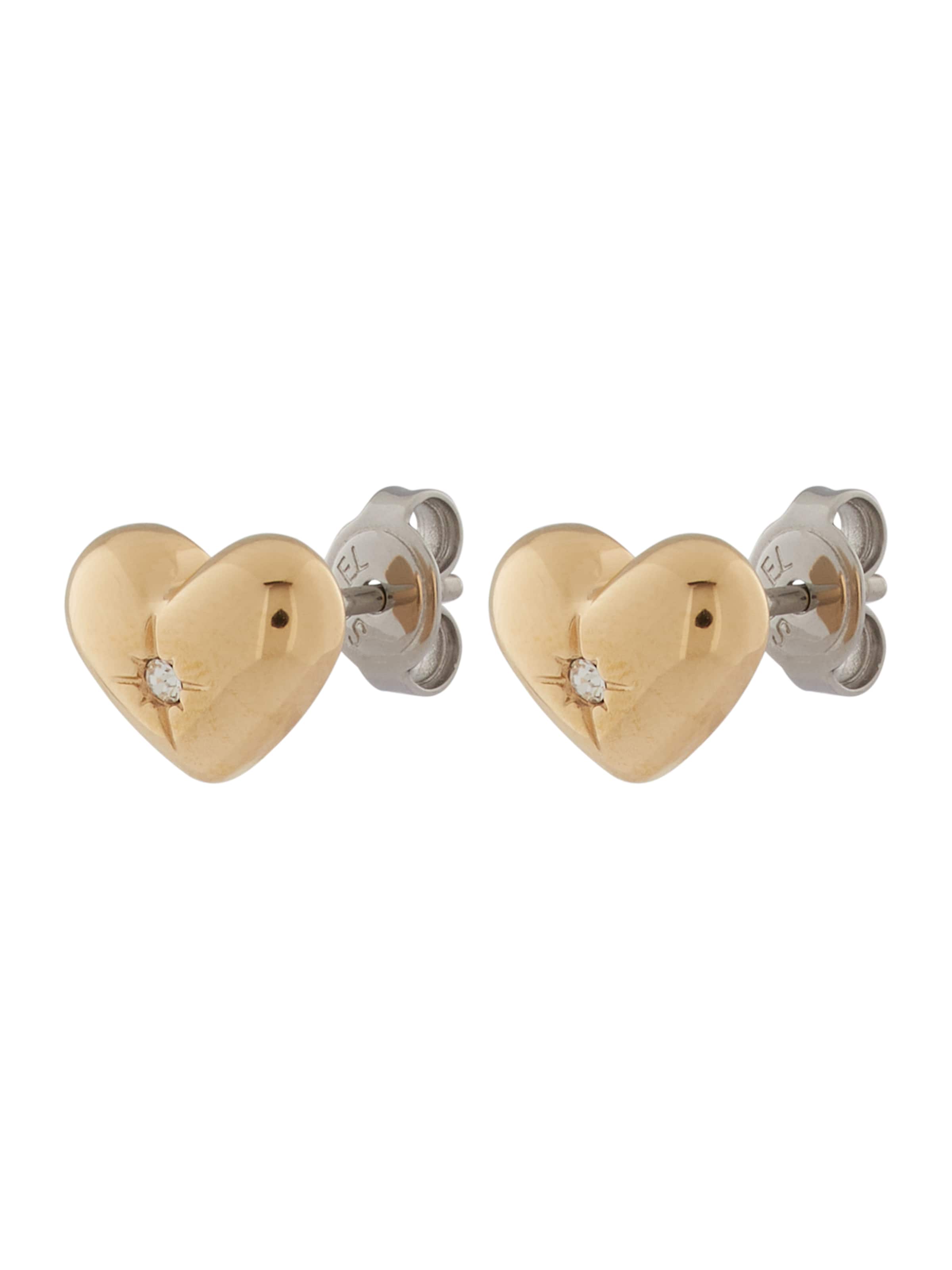 Boucles d'oreilles 'Sadie' FOSSIL en or : devant
