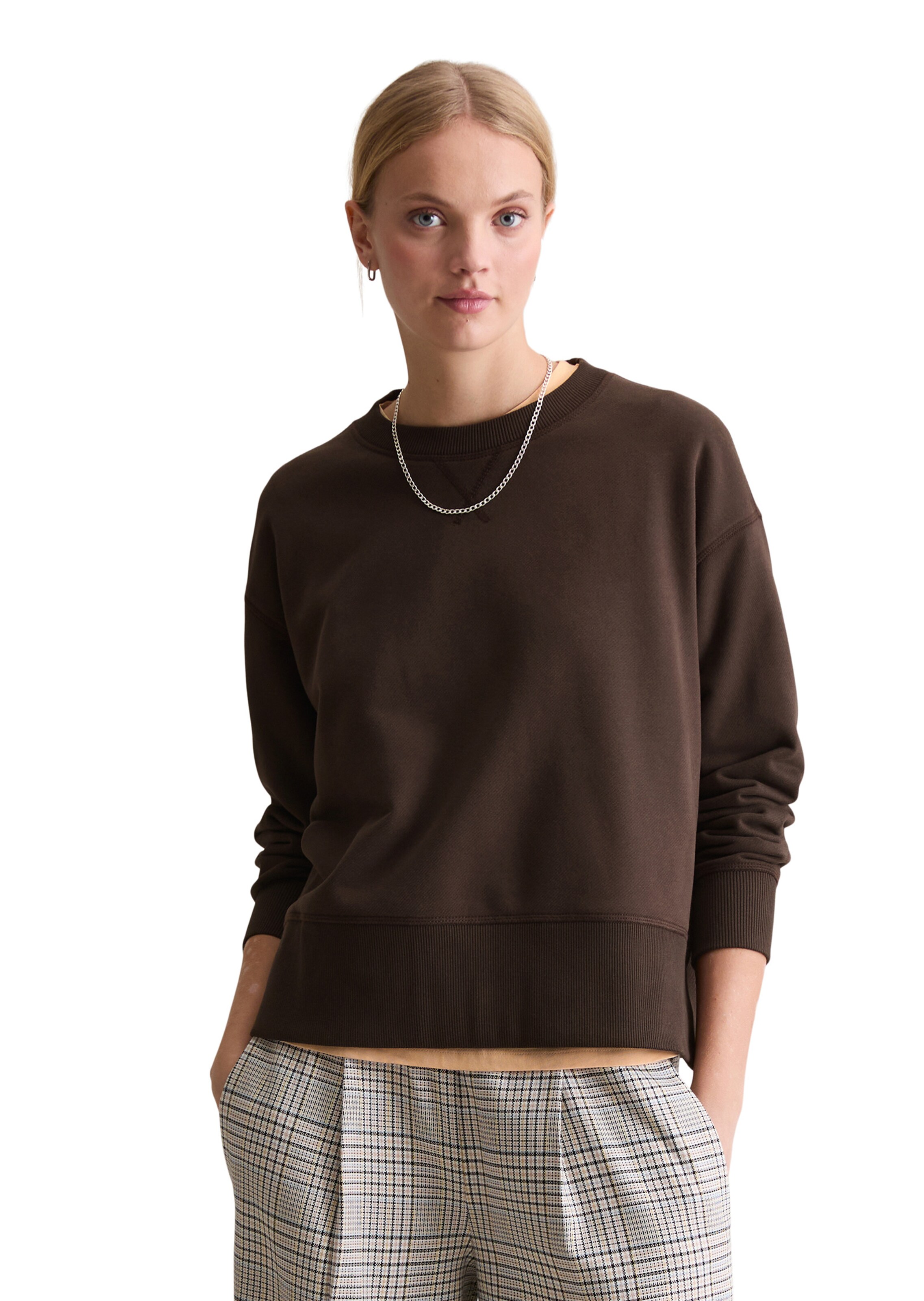 Marc O'Polo DENIM Свитшот в Коричневый: спереди