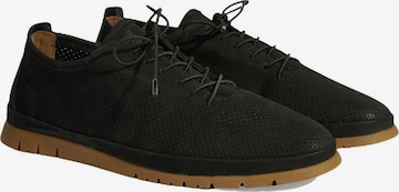 Chaussure à lacets 'Beleg' Desa en noir : devant