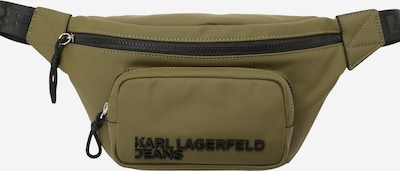 Rankinė ant juosmens iš KARL LAGERFELD JEANS, spalva – alyvuogių spalva / juoda, Prekių apžvalga