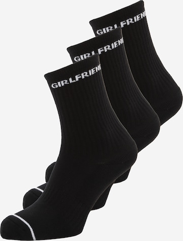 juoda Girlfriend Collective Kojinės: priekis