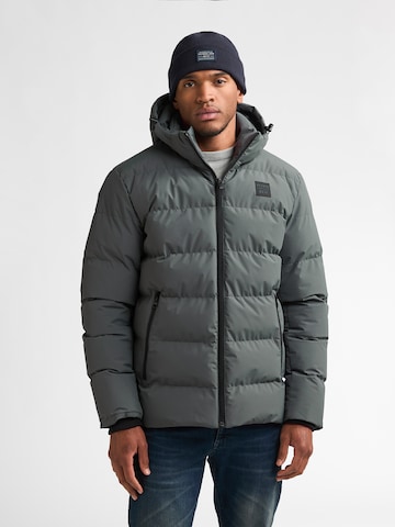 Veste d’hiver Petrol Industries en vert : devant