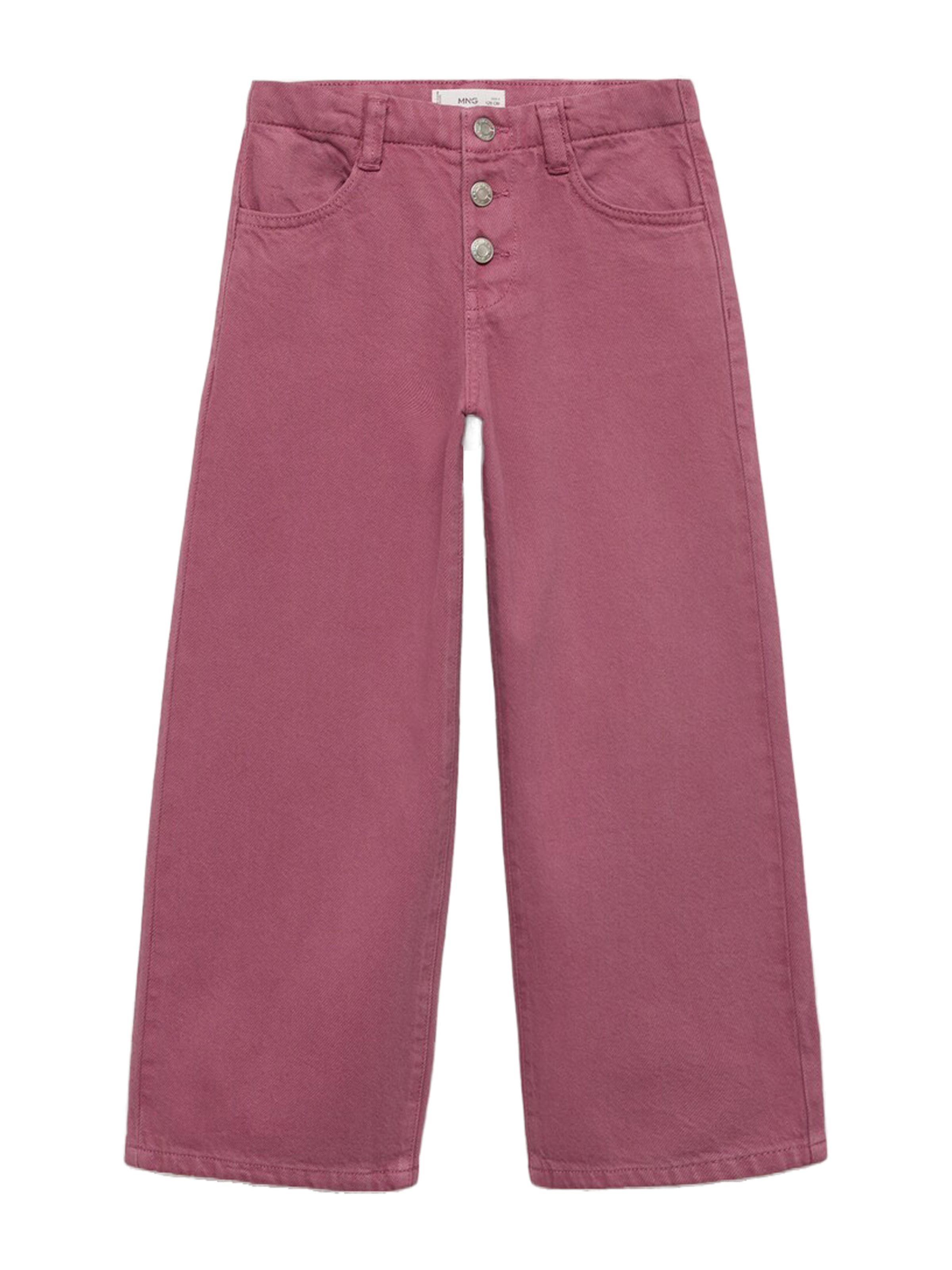 MANGO KIDS Baggy Farkut 'BEGA' värissä punainen: etupuoli