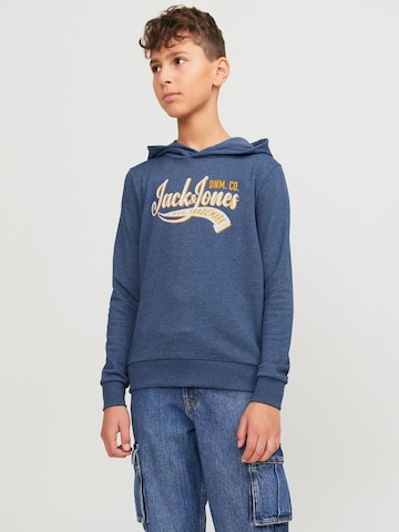 Sweat Jack & Jones Junior en bleu : devant