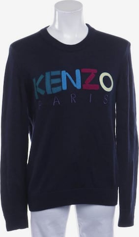 KENZO Pullover / Strickjacke L in Blau: predná strana