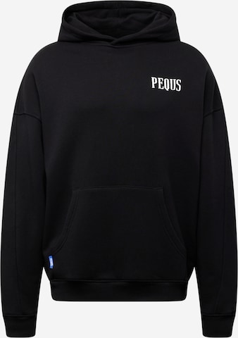 Pequs Μπλούζα φούτερ σε μαύρο: μπροστά