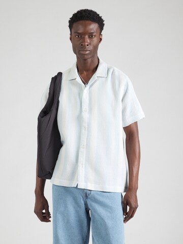 Only & Sons Comfort Fit Πουκάμισο 'ONSSAVIER' σε λευκό: μπροστά