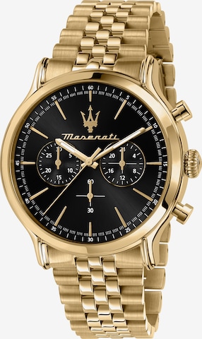 Maserati Uhr 'Epoca' in Gold: Vorderseite
