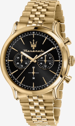 Maserati Analoog horloge 'Epoca' in Goud: voorkant