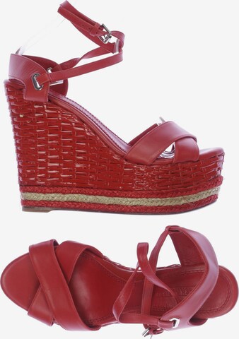 Ralph Lauren Sandalen 41,5 in Rot: predná strana