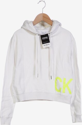 Calvin Klein Jeans Sweatshirt & Zip-Up Hoodie in XS in White: front
