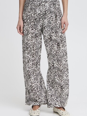 PULZ Jeans - Tapered Calças 'PZJill' em castanho: frente